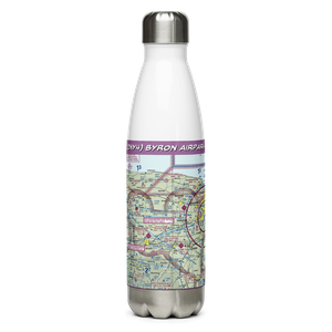 Byron Airpark (2NY4) VFR Sectional Water Bottle