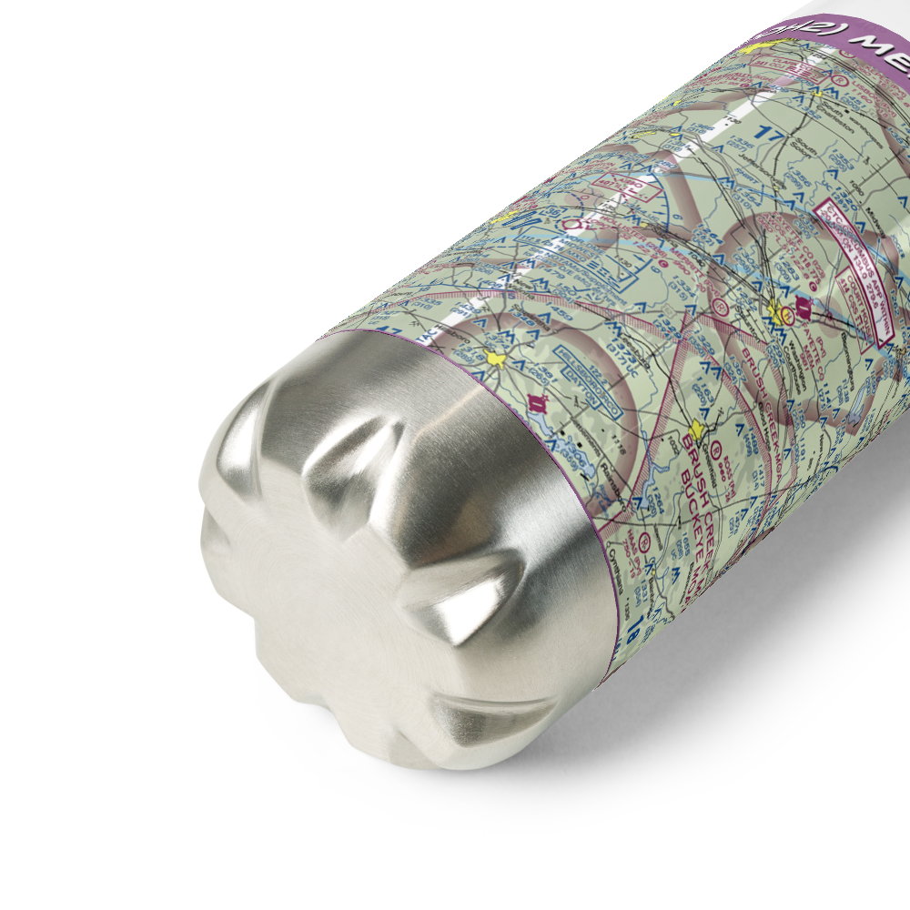 Merritt Airport (2OH2) VFR Sectional Water Bottle 