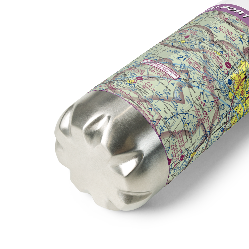 Port-O-John Airport (2OH8) VFR Sectional Water Bottle 