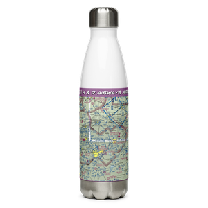 K & D Airways Airport (2OI8) VFR Sectional Water Bottle