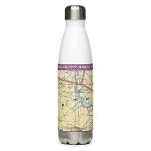 Big Muddy Ranch Airport (2OR1) VFR Sectional Water Bottle