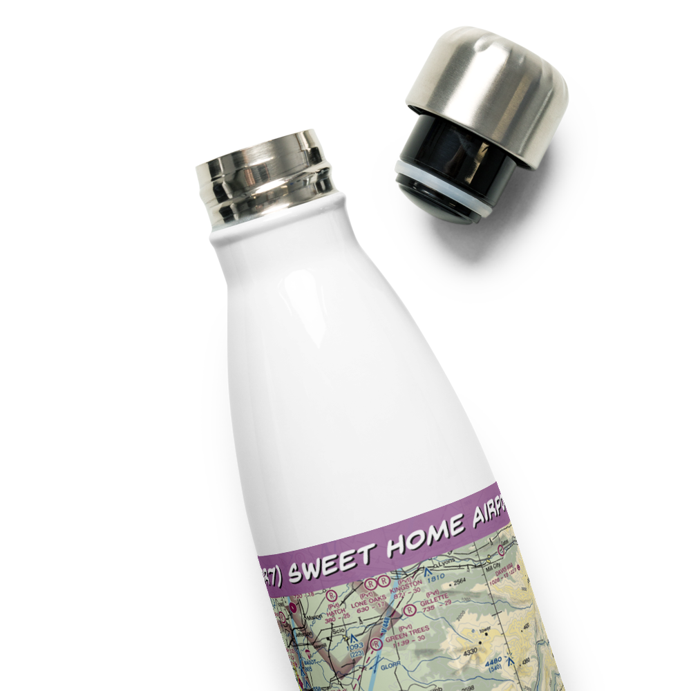 Sweet Home Airport (2OR7) VFR Sectional Water Bottle 