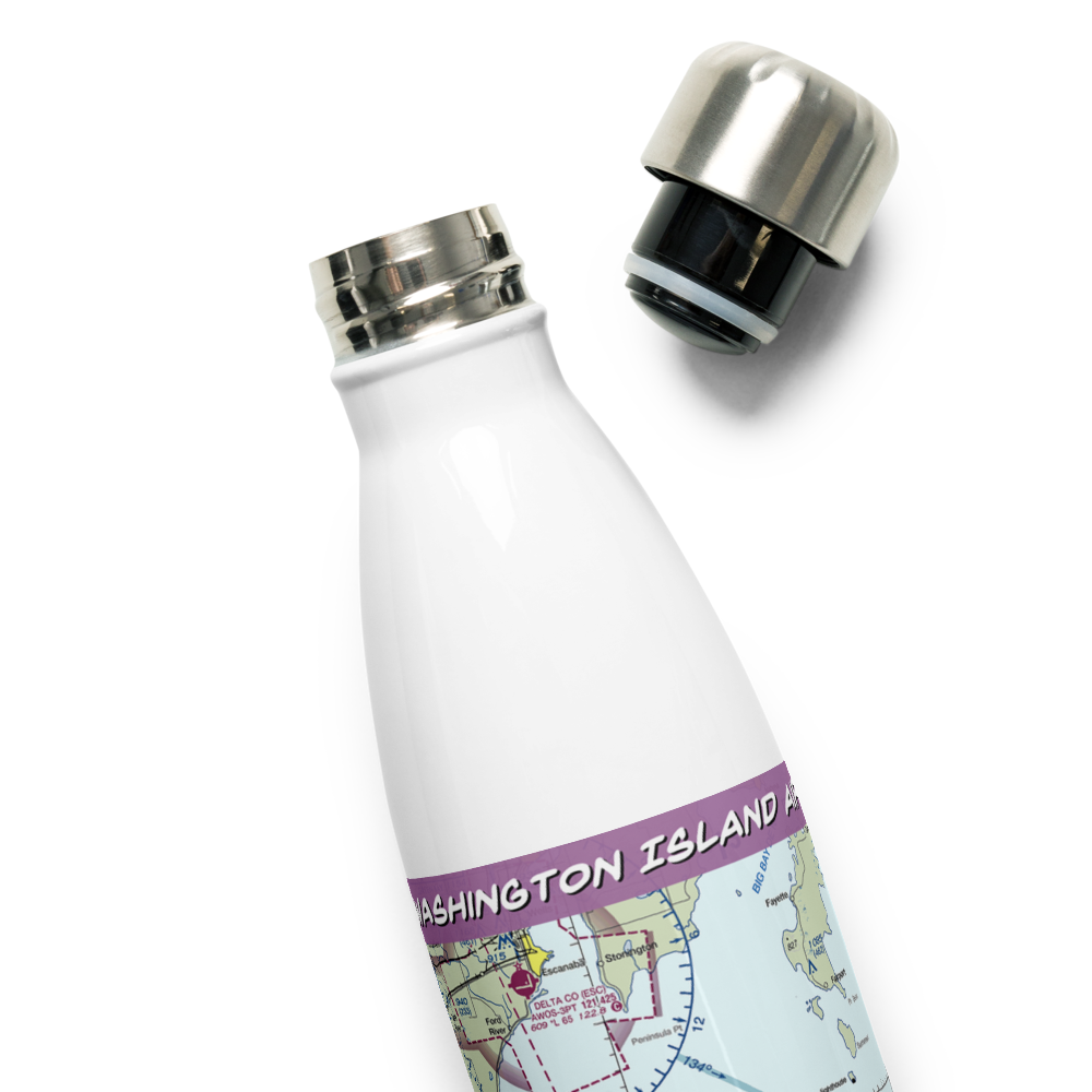 Washington Island Airport (2P2) VFR Sectional Water Bottle 