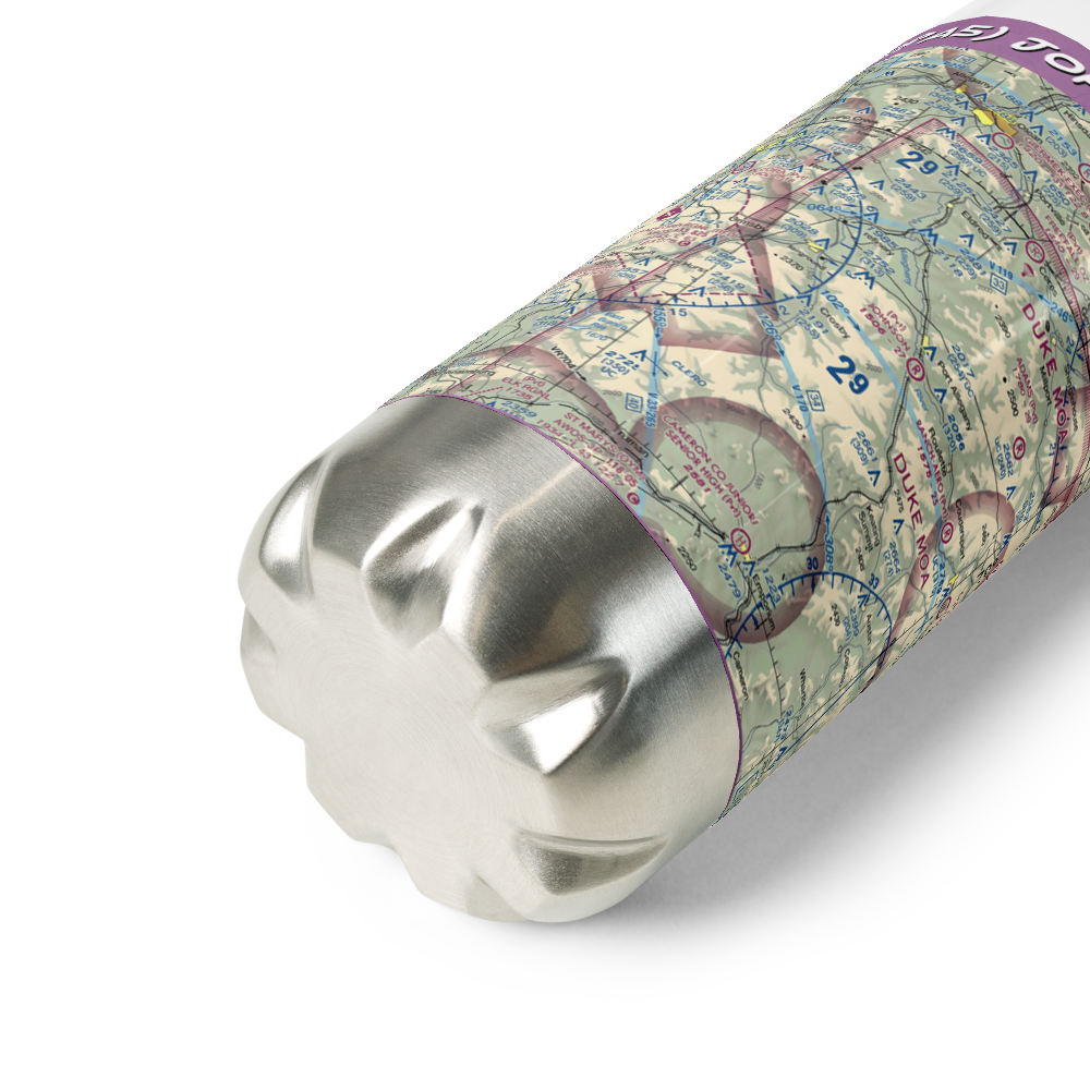 Johnson Airport (2PA5) VFR Sectional Water Bottle 