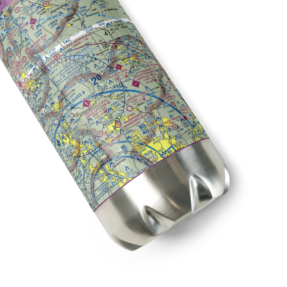 Brennan Personal Use Airport (2PN7) VFR Sectional Water Bottle 