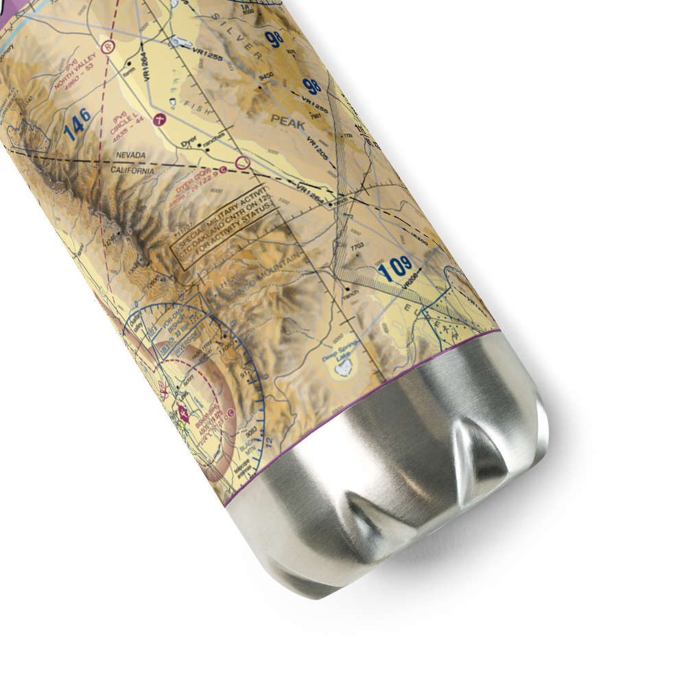 Dyer Airport (2Q9) VFR Sectional Water Bottle 