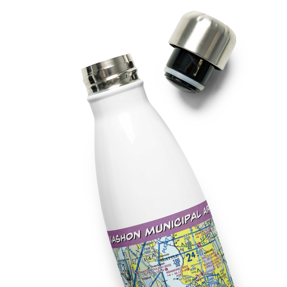 Vashon Municipal Airport (2S1) VFR Sectional Water Bottle 