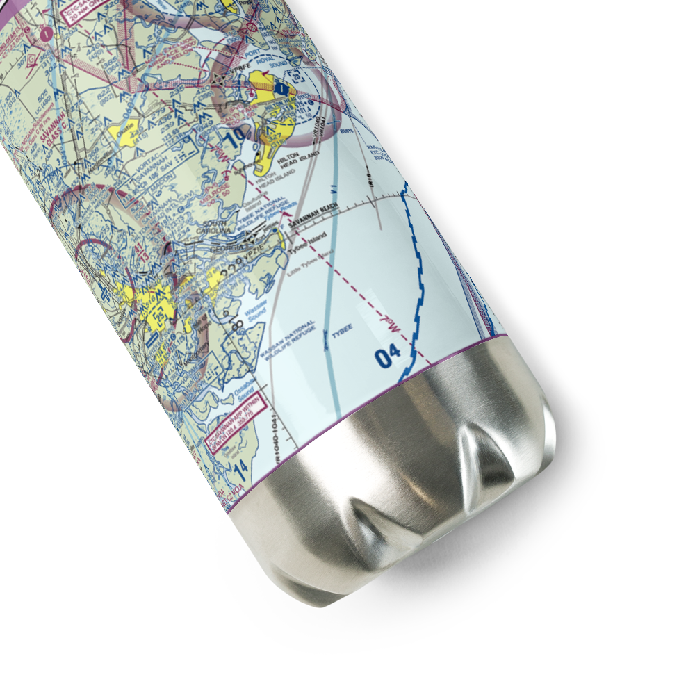 Melrose Landing Seaplane Base (2SC3) VFR Sectional Water Bottle 