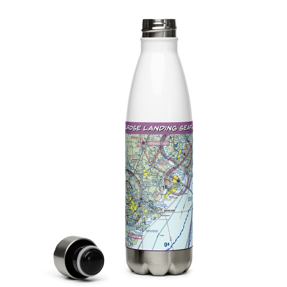 Melrose Landing Seaplane Base (2SC3) VFR Sectional Water Bottle 