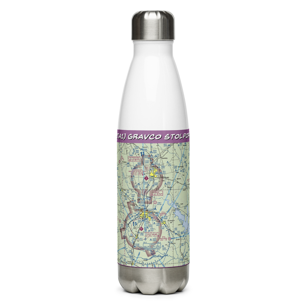 Gravco STOLport (2TA1) VFR Sectional Water Bottle 