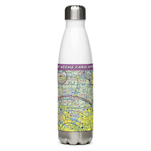 Weems Farm Airport (2TE3) VFR Sectional Water Bottle