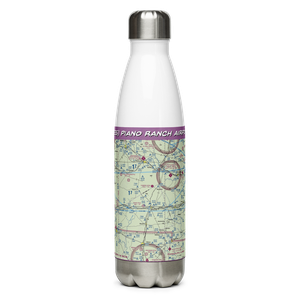 Piano Ranch Airport (2TE5) VFR Sectional Water Bottle
