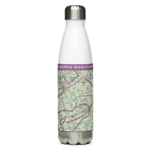 Burris Ranch Airport (2TE6) VFR Sectional Water Bottle