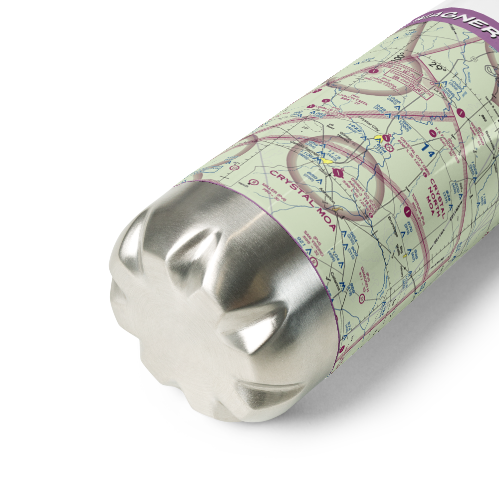 Wagner-Braxdale Airport (2TE8) VFR Sectional Water Bottle 