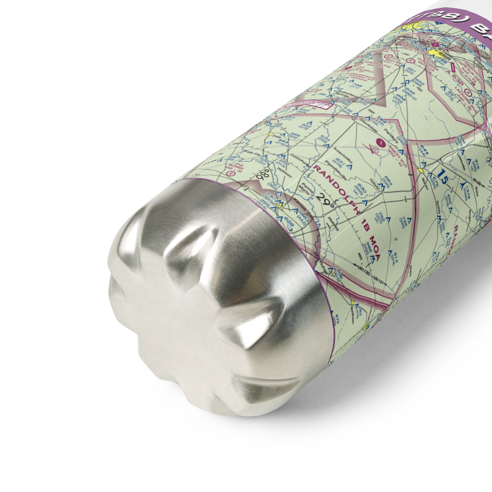 Bailey Airport (2TS8) VFR Sectional Water Bottle 