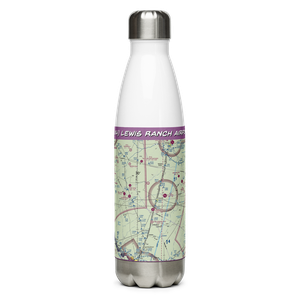 Lewis Ranch Airport (2TX4) VFR Sectional Water Bottle