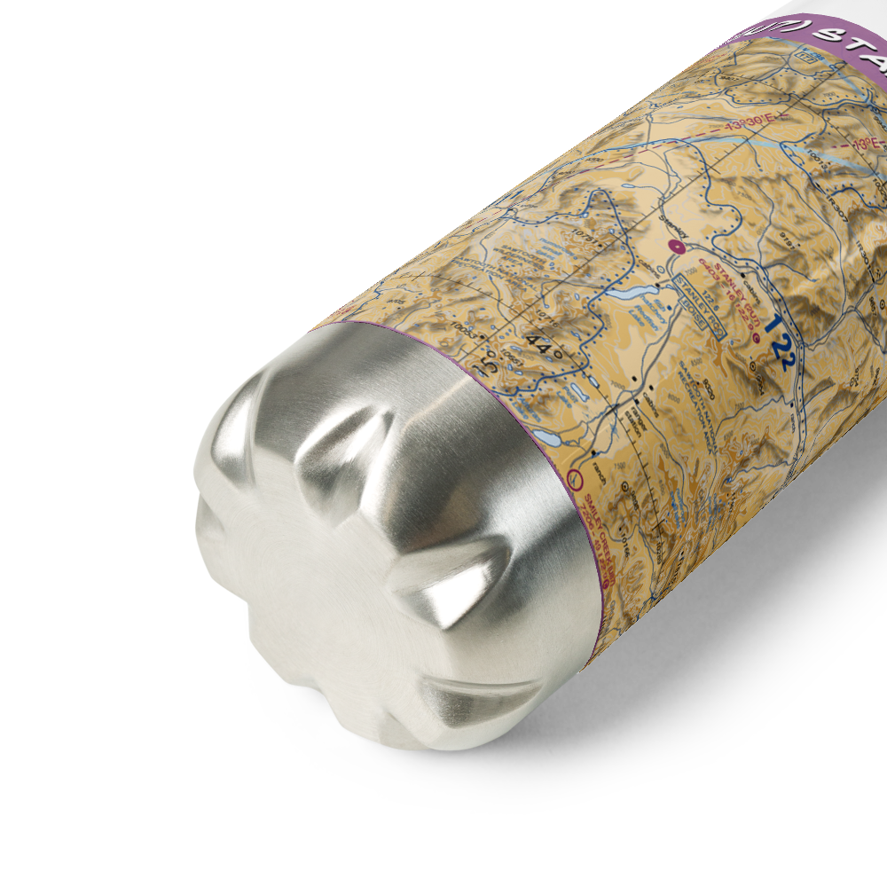 Stanley Airport (2U7) VFR Sectional Water Bottle 