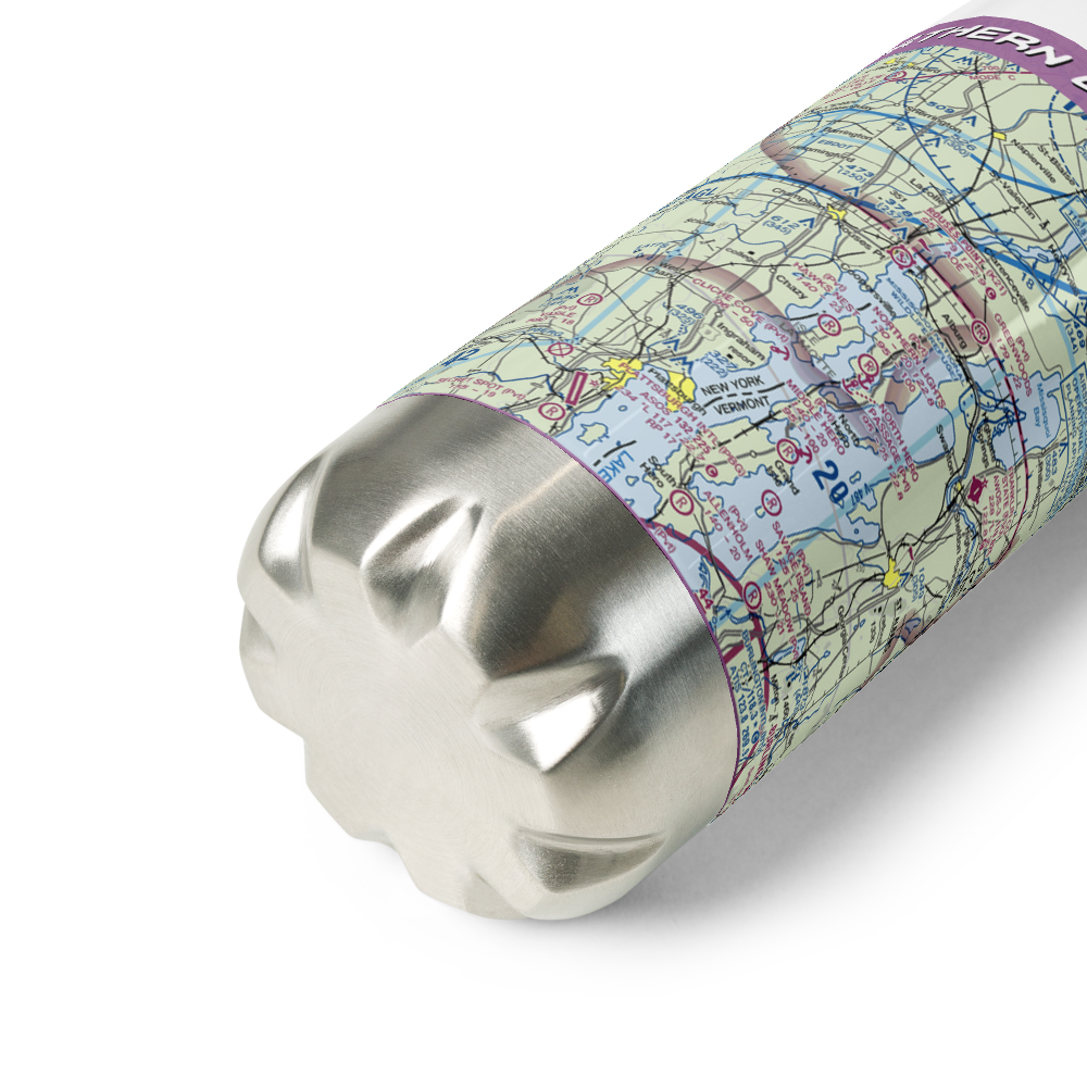 Northern Lights Seaplane Base (2VT2) VFR Sectional Water Bottle 