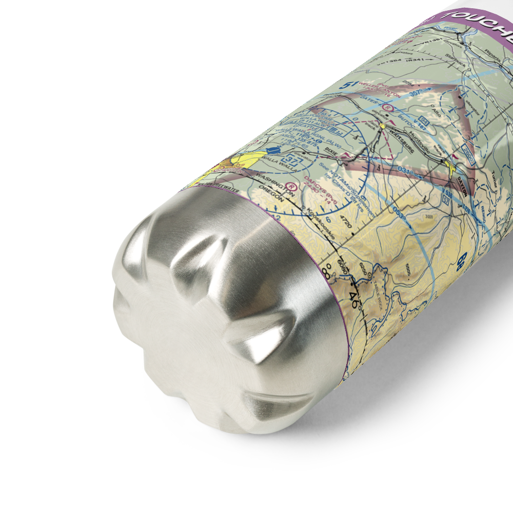 Touchet Valley Airport (2WA9) VFR Sectional Water Bottle 