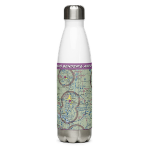 Bender's Airport (2WI0) VFR Sectional Water Bottle