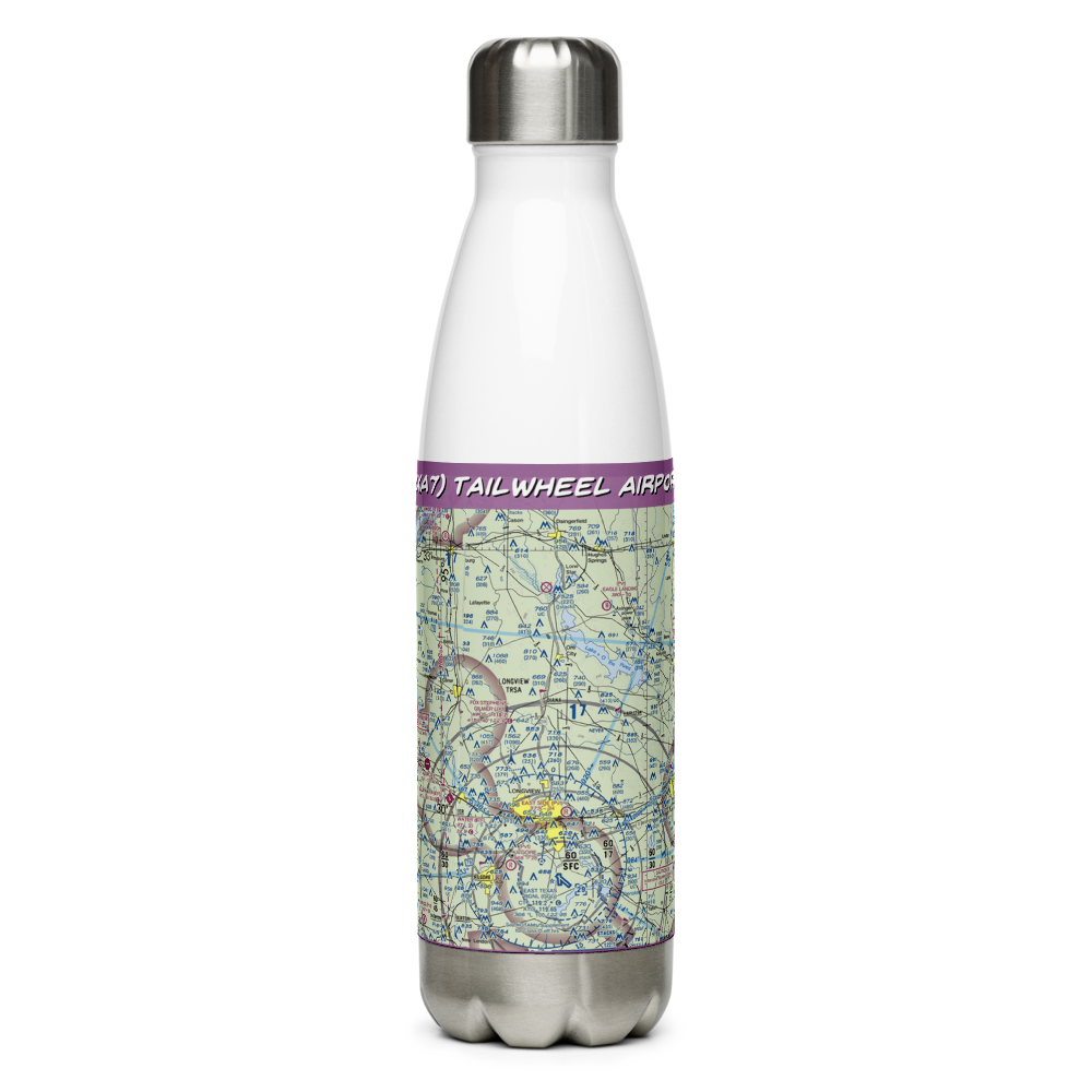 Tailwheel Airport (2XA7) VFR Sectional Water Bottle 