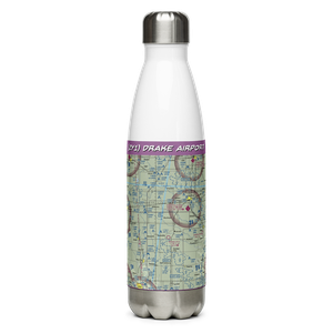 Drake Airport (2Y1) VFR Sectional Water Bottle