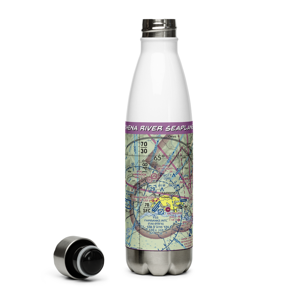 Chena River Seaplane Base (2Z5) VFR Sectional Water Bottle 