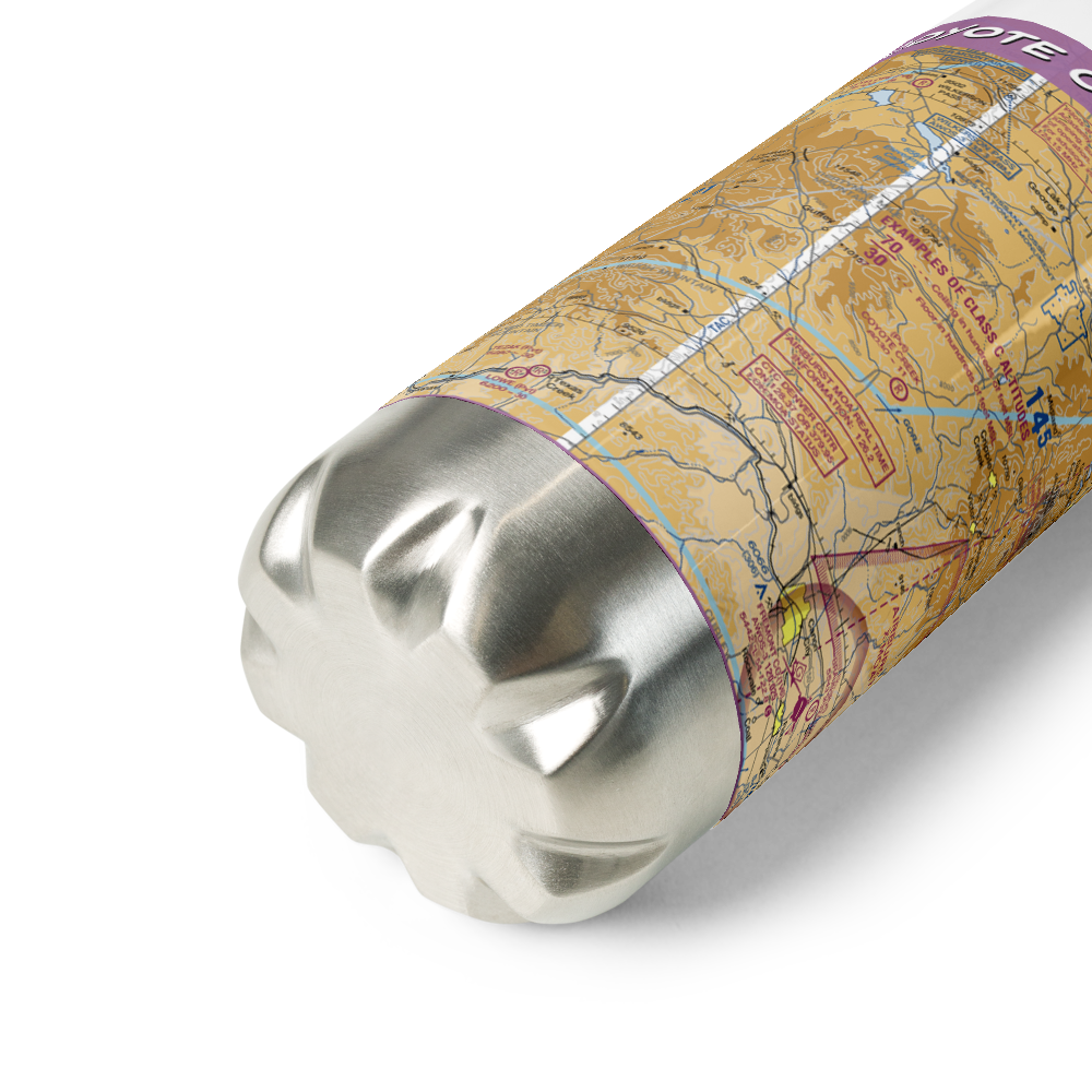 Coyote Creek Ranch Airport (30CO) VFR Sectional Water Bottle 