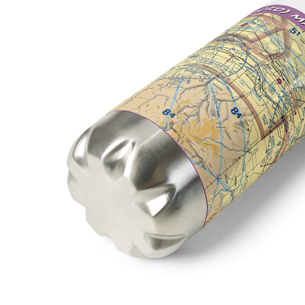Mason Airport (30ID) VFR Sectional Water Bottle 