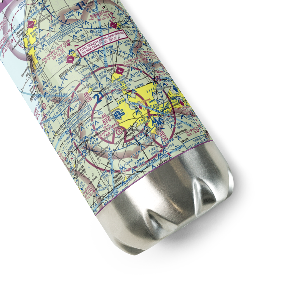 Wolverton's Field (30MI) VFR Sectional Water Bottle 