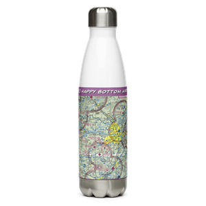 Happy Bottom Airport (30NC) VFR Sectional Water Bottle