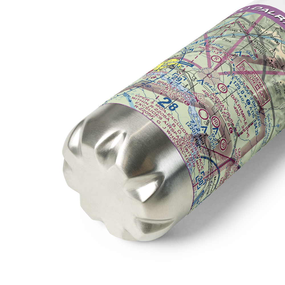 Dalrymple's Airport (31AK) VFR Sectional Water Bottle 