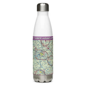 Timber House Airport (31IN) VFR Sectional Water Bottle