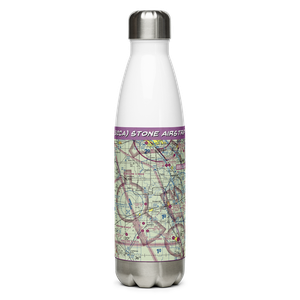 Stone Airstrip (32CA) VFR Sectional Water Bottle