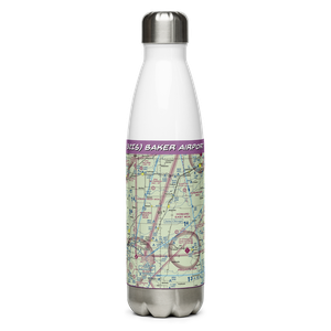 Baker Airport (32IS) VFR Sectional Water Bottle