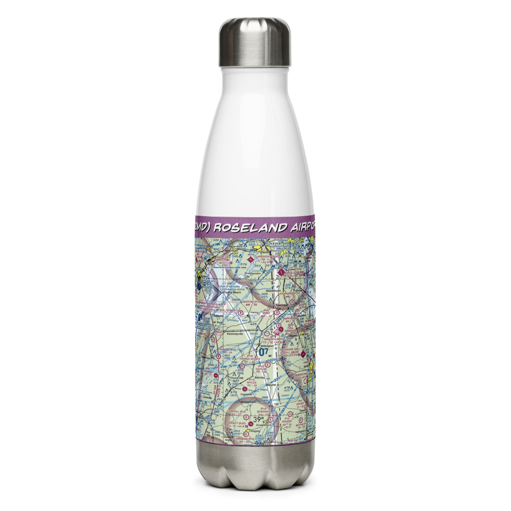 Roseland Airport (32MD) VFR Sectional Water Bottle 
