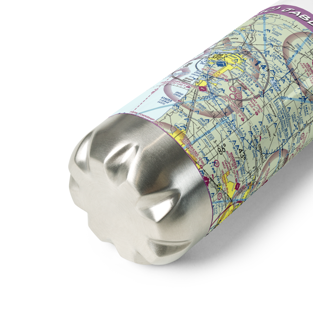 Jablonski Airport (33C) VFR Sectional Water Bottle 