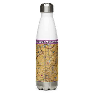 Melby Ranch Airstrip (33CO) VFR Sectional Water Bottle