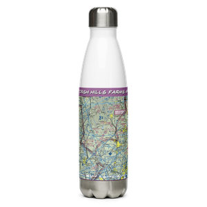 Irish Hills Farms Airport (33CT) VFR Sectional Water Bottle