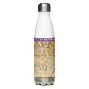 Ozzy's Airport (33ID) VFR Sectional Water Bottle