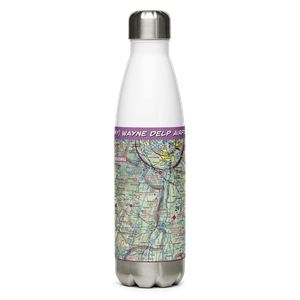 Wayne Delp Airport (33NY) VFR Sectional Water Bottle