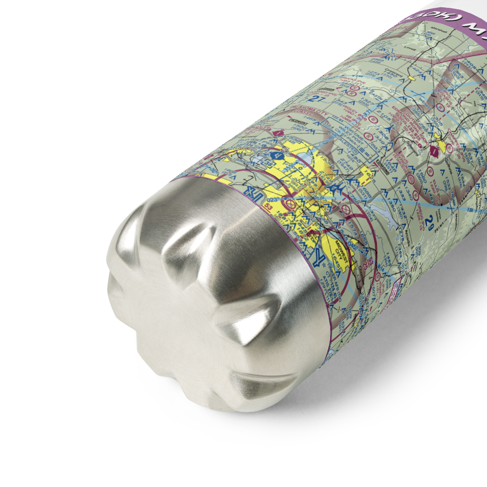 Myrick Airport (33OK) VFR Sectional Water Bottle 