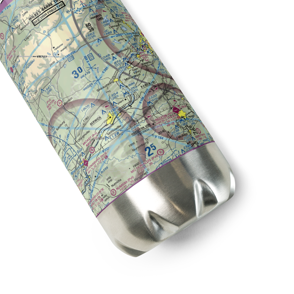 Sutliff Private Airport (33PA) VFR Sectional Water Bottle 