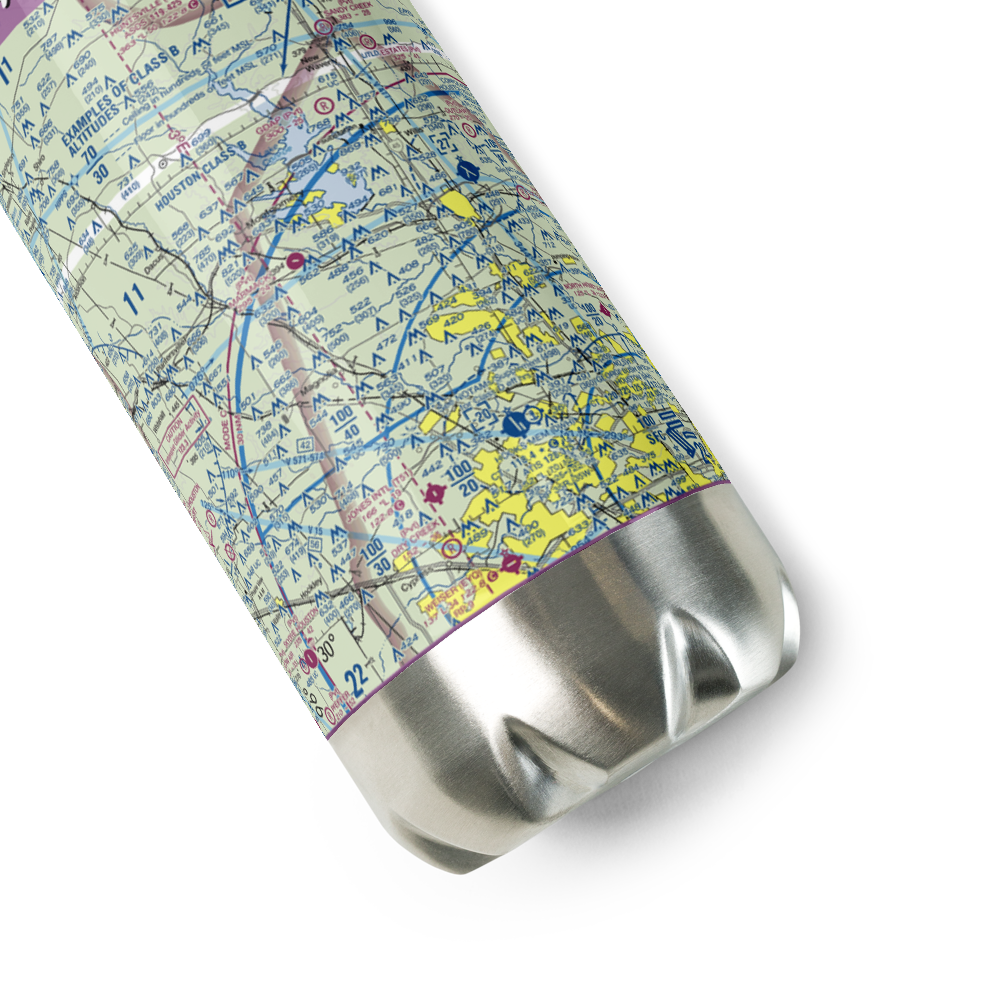 Lake Bonanza Airport (33TA) VFR Sectional Water Bottle 