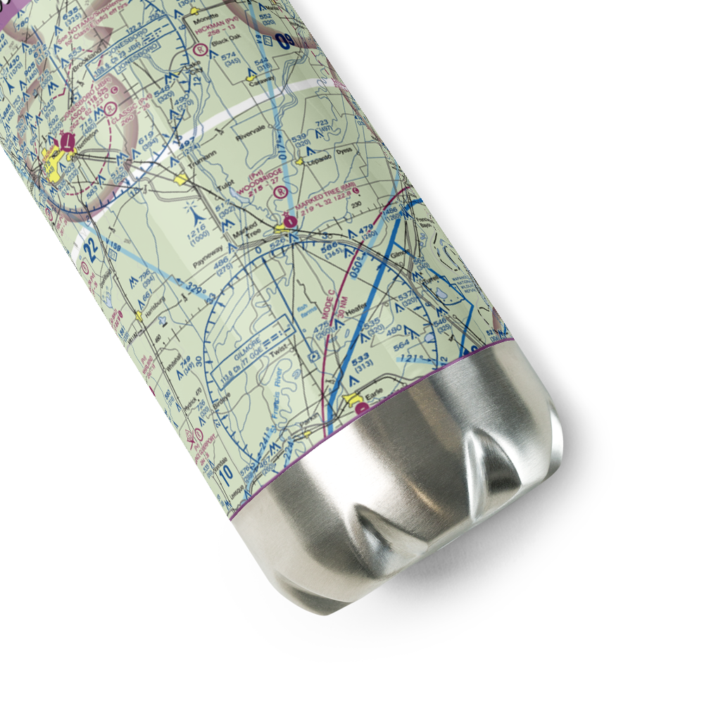 Woodbridge Field (34AR) VFR Sectional Water Bottle 