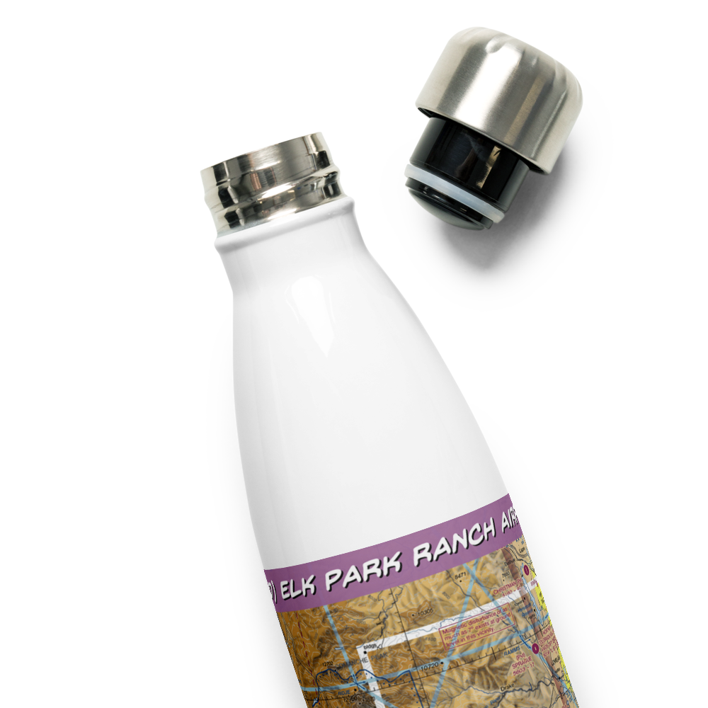Elk Park Ranch Airport (34CD) VFR Sectional Water Bottle 