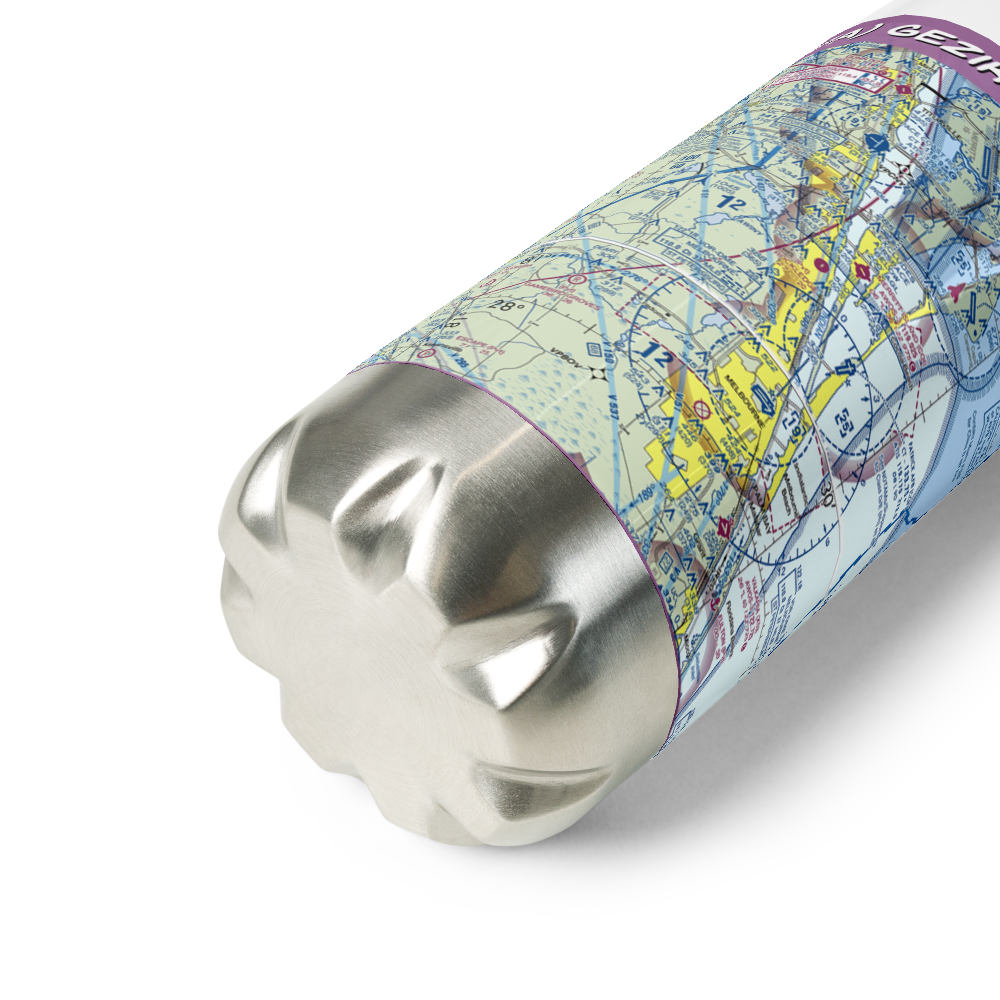 Gezik Seaplane Base (34FA) VFR Sectional Water Bottle 