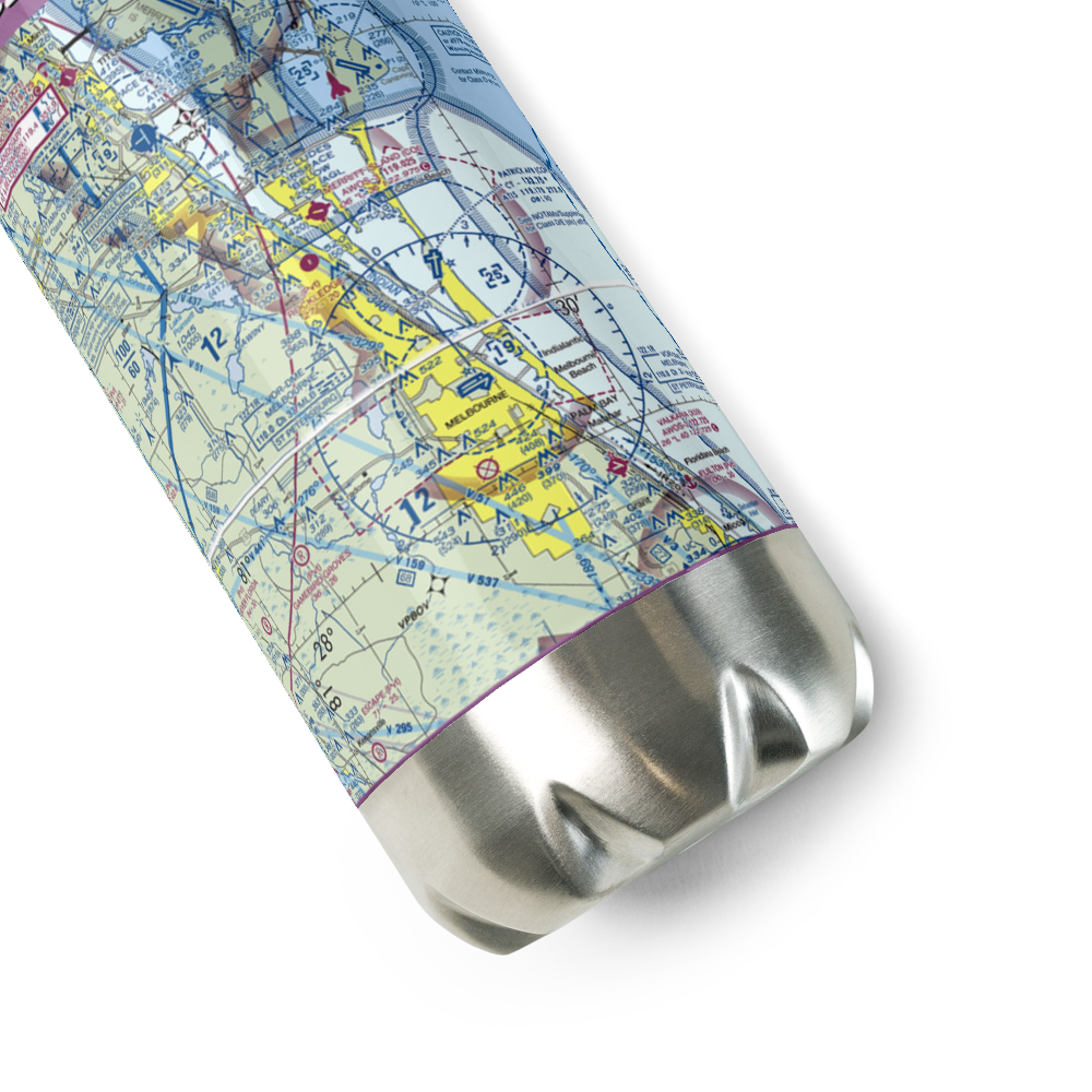 Gezik Seaplane Base (34FA) VFR Sectional Water Bottle 