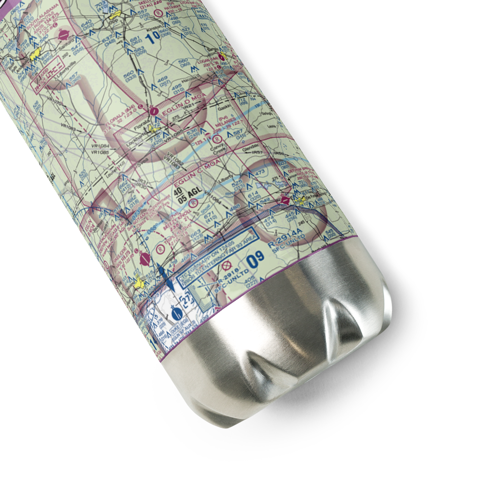 Ellis Agricultural Field (34FL) VFR Sectional Water Bottle 