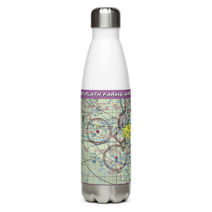 Plath Farms Airport (34ND) VFR Sectional Water Bottle